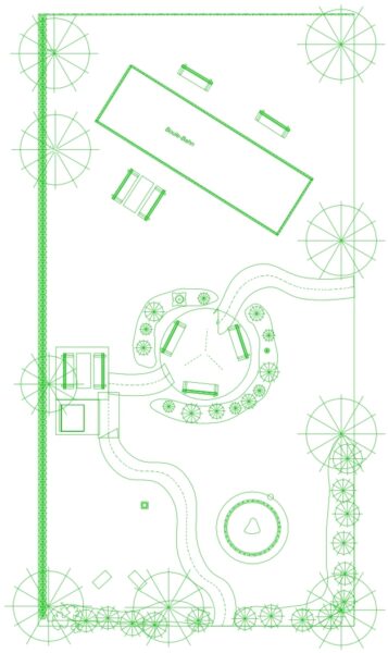 Plan Dorfplatz 2D